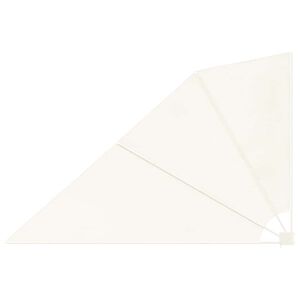 vidaXL Faltbarer Balkonf&auml;cher Creme 160&times;240 cm