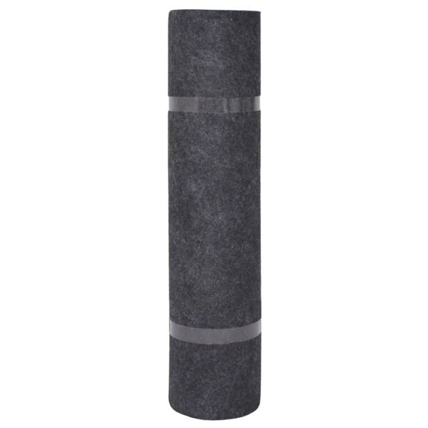vidaXL Messeteppich Rillen 1,2x15 m Anthrazit