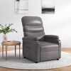 vidaXL Relaxsessel Grau Kunstleder