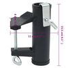 vidaXL Sonnenschirmhalter f&uuml;r Balkon 2 Stk. 25-38 mm Stahl