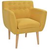 vidaXL Sessel Gelb Stoff