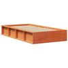 vidaXL Bettrahmen Wachsbraun 90 x 200 cm Massives Kiefernholz