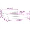 vidaXL Boxspringbett mit Matratze Dunkelgr&uuml;n 180x220 cm Samt