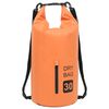 vidaXL Trockensack mit Rei&szlig;verschluss Orange 30 L PVC