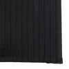 vidaXL Teppich Rechteckig Schwarz 100x200 cm Bambus