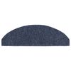vidaXL Stufenmatten Selbstklebend 30 Stk. 65x21x4 cm Blau Halbrund Gro&szlig;