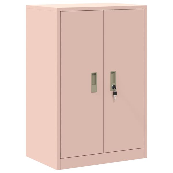 vidaXL Aufbewahrungsschrank Rosa 60 x 40 x 90 cm Stahl