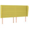vidaXL Boxspringbett mit Matratze Gr&uuml;n 180x200 cm Stoff