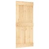 vidaXL T&uuml;r NARVIK Natur 90 x 210 cm Massivkiefer