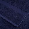 vidaXL Premium Duscht&uuml;cher SOLUND 2 Stk. Marineblau 70x140 cm 600 g/m&sup2;