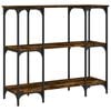vidaXL Konsolentisch R&auml;uchereiche 102x35x90 cm Holzwerkstoff