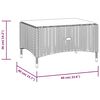 vidaXL 8-tlg. Garten-Lounge-Set mit Auflagen Poly Rattan Braun
