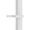 vidaXL Innent&uuml;r 102,5x201,5 cm Wei&szlig; ESG-Glas und Aluminium