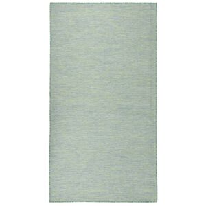 vidaXL Outdoor-Teppich Flachgewebe 80x150 cm T&uuml;rkis