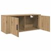 vidaXL Wandmontiertes TV-Regal Artisan-Eiche 100 x 34,5 x 40 cm