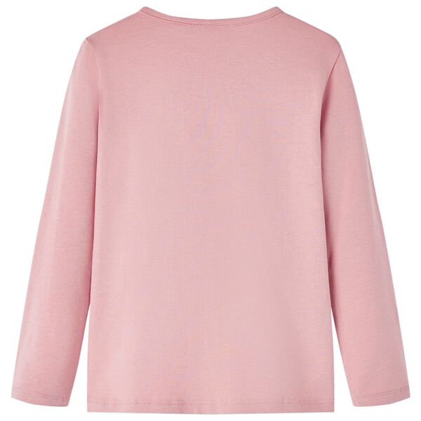 Kinder-Langarmshirt Hellrosa 104