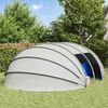 vidaXL Poolzelt Kuppel Grau 640 x 432 x 205 cm