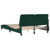vidaXL Bettgestell ohne Matratze Dunkelgr&uuml;n 140x190 cm Samt