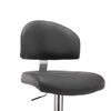 vidaXL Barhocker Grau Kunstleder