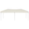 vidaXL Partyzelt Faltbar Creme 3x6 m