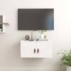 vidaXL Wandschrank Wei&szlig; 60x30x30 cm Massivholz Kiefer