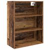 vidaXL Highboard Altholz 69,5 x 34 x 180 cm Engineered Wood und Glas