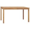 vidaXL 7-teiliges Garten-Ess-Set 140 x 80 cm Massivholz Teak
