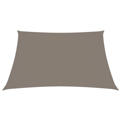 vidaXL Sonnensegel Oxford-Gewebe Rechteckig 2,5x3 m Taupe