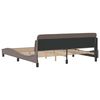 vidaXL Bettgestell "Dover" Taupe 180x200 cm Stoff