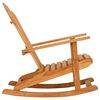 vidaXL Adirondack-Schaukelstuhl Massivholz Teak