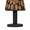 vidaXL Weihnachtsbaum mit St&auml;nder Braun 120 cm Massivholz Teak