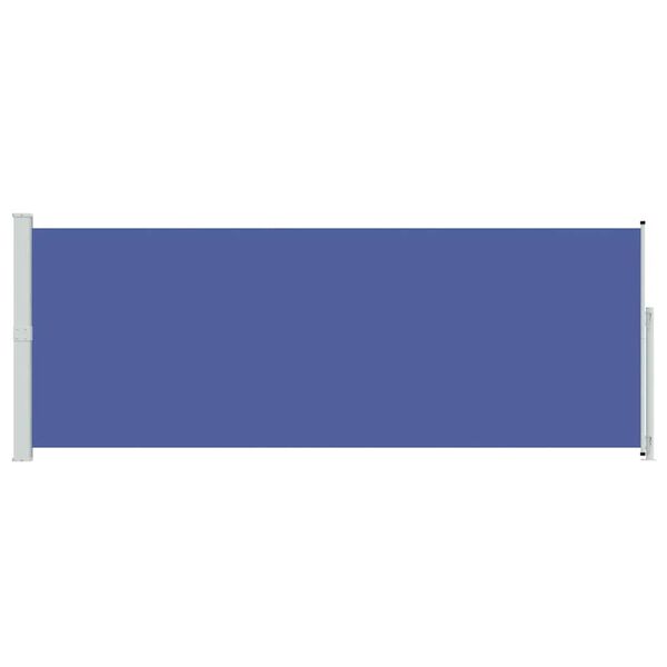 vidaXL Seitenmarkise Ausziehbar 180x500 cm Blau