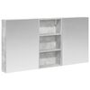 vidaXL Badezimmerschrank-Set 3 stk. 140 x 14,5 x 70 cm Holzwerkstoff