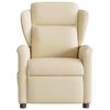 vidaXL Massagesessel Elektrisch Creme Stoff
