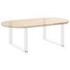 vidaXL Couchtischbeine U-Form 2 Stk. Wei&szlig; 60x(42-43) cm Stahl