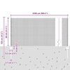 vidaXL Zaun mit Pfosten Grau 0,8 x 100 m Stahl und PVC