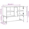 vidaXL Sideboard R&auml;uchereiche 100x40x79,5 cm Holzwerkstoff