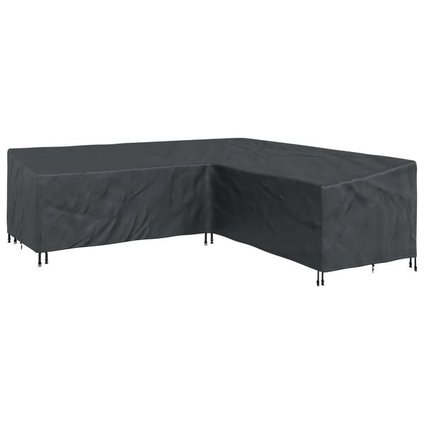 vidaXL Möbelbezug Schwarz 270 x 270 x 80 cm 600D Oxford Stoff