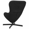vidaXL Eiersessel Schwarz 63 x 73 x 90 cm Samt