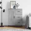 vidaXL Sideboard Grau Sonoma 69,5x34x90 cm Holzwerkstoff
