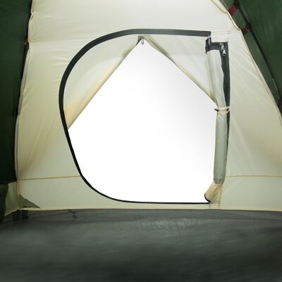 vidaXL Kuppel-Campingzelt 6 Personen Grün Wasserdicht