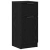vidaXL Sideboard 3 pcs Schwarz Eichen-Optik Holzwerkstoff