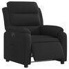 vidaXL Relaxsessel Elektrisch Schwarz Stoff