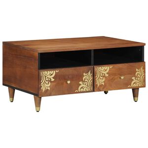 vidaXL Couchtisch Honigbraun 80 x 54 x 40 cm Massivholz Mango