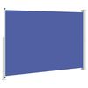 vidaXL Seitenmarkise Ausziehbar 200x300 cm Blau