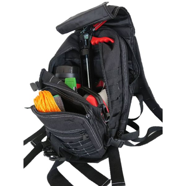 Toolpack Multifunktionaler Rucksack Budge Schwarz 30&times;22&times;50 cm 360.106
