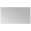 vidaXL LED-Badezimmerspiegel Transparent 90 x 50 cm Geh&auml;rtetes Glas