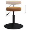 vidaXL Massagehocker Samt Braun