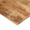 vidaXL Tischplatte Massivholz Mango 25-27 mm 120x60 cm