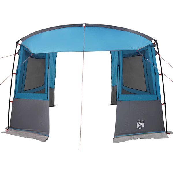 vidaXL Heckzelte f&uuml;r Wohnwagen Rechtwinklig Blau 352 x 250 x 240 cm